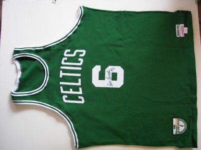 Bill Russell Signed Autograph Boston Celtics Jersey  