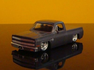 85 Chevy Silverado Low Boy 1/64 Scale Limited Edition 6 Detailed 