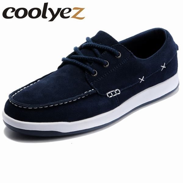 Fashion Mens Blue Leather Casual Walking Sneakers Shoes EUR #40~#44 