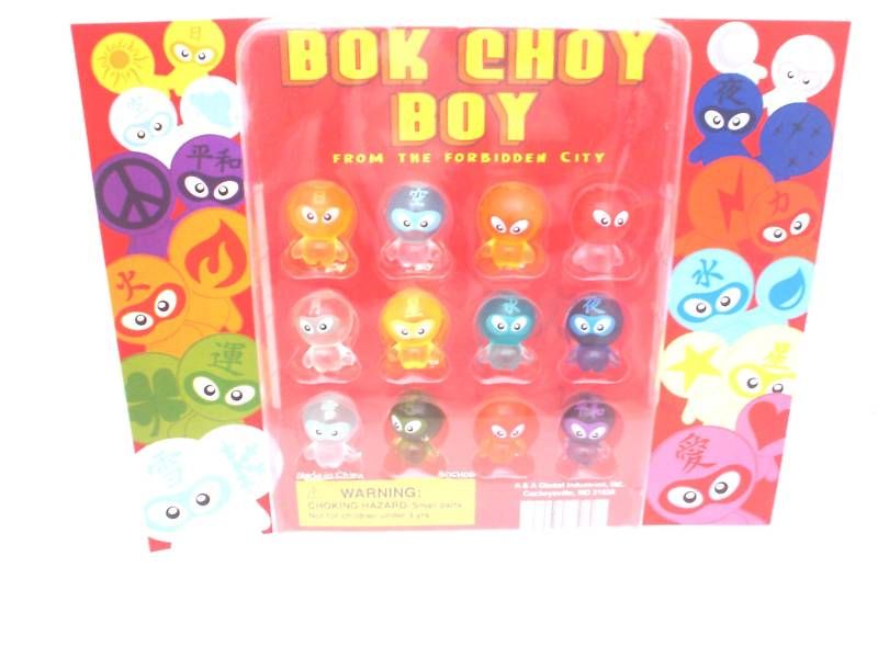 BOK CHOY BOY DISPLAY SET 1 TOY FIGURES VENDING SET  