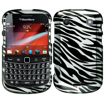   HARD SKIN FACEPLATE CASE COVER BLACKBERRY BOLD 9900 9930 ZEBRA PATTERN