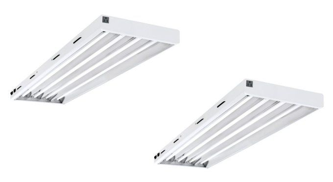 MaxLume T5 4 High Output Fluorescent Light Fixtures for Grow Light 