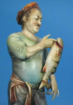 Fine Borsato Figure Fishermans Fancy #1162 MINT  