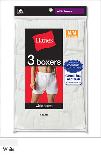 Hanes Full Cut Woven Boxers 55/45 436B  