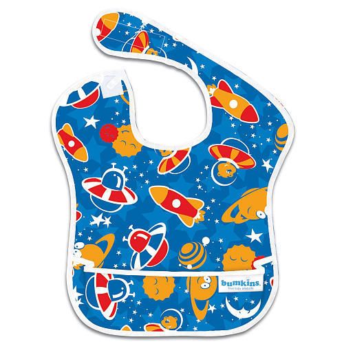 Bumkins Super Bib Space Bear Waterproof BPA FREE  