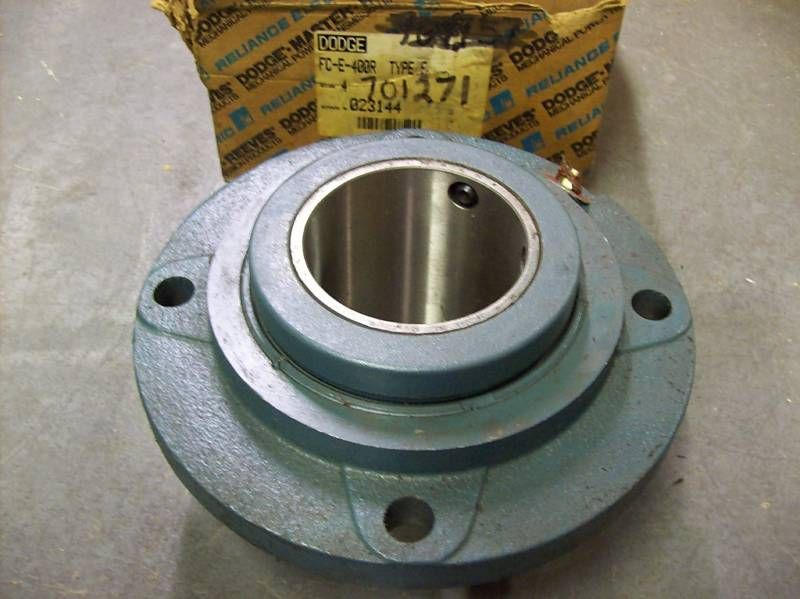 DODGE PILOTED FLANGE ROLLER BEARING FC E 400R SIZE 4  