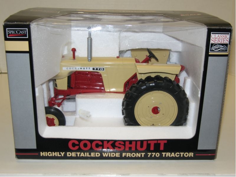 Up for sale is a 1/16 COCKSHUTT 770 wide front tractor with diecast 