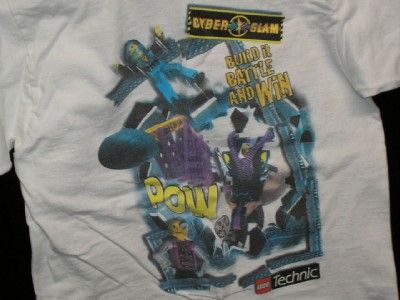 RARE Lego Technic Cyber SLam T Shirt (Youth 14/16) 1998  