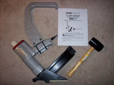 Floor Nailer CENTRAL PNEUMATIC (2 in 1 Cleat and Staple Type)  