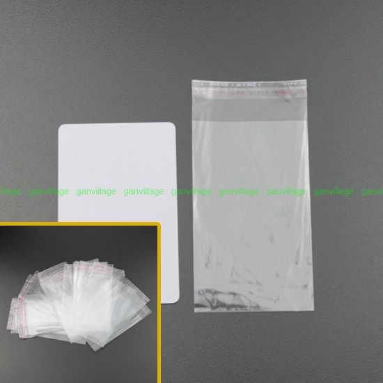 100X Clear Self Adhesive Seal Plastic JEWELRY Gift Retail Packing Bags 