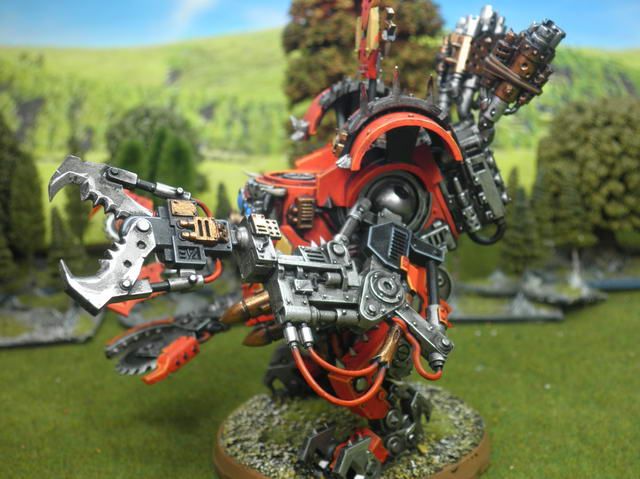 25mm Warhammer 40K DPS painted Ork Deff Dread OK040  