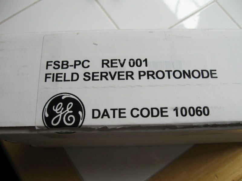 GE FSB FIELD SERVER PROTONODE PROTOCESSOR  