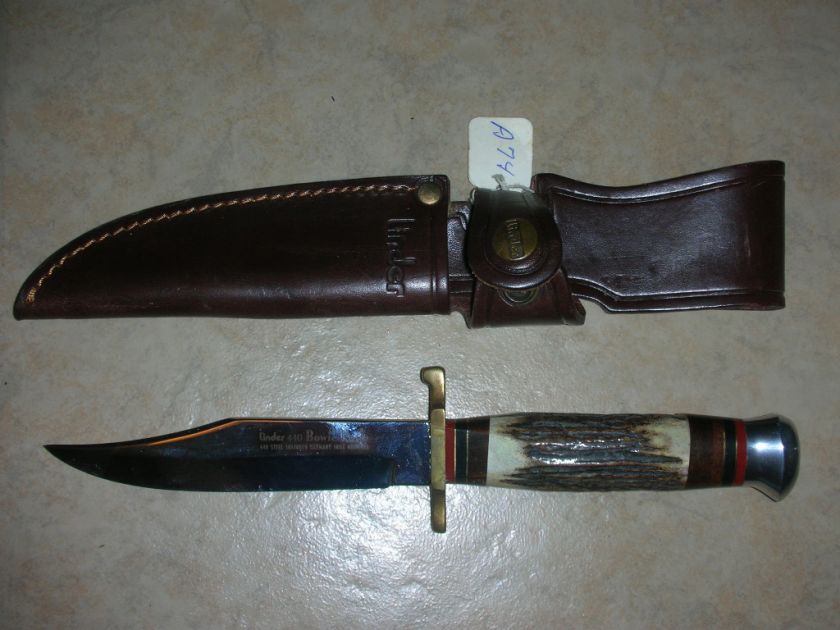 Linder 440 Bowie Knife   Solingen Germany (A74)  