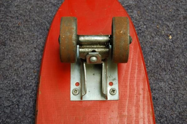 Vintage wooden Nash Tender Foot skateboard  