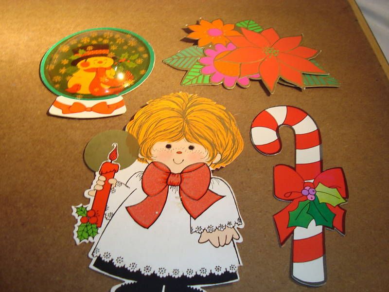 HALLMARK VINTAGE PAPER PKG. CHRISTMAS DECORATIONS 2227C  