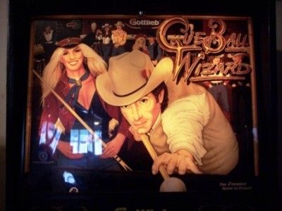 CUE BALL WIZARD PINBALL MACHINE   CLASSIC  L@@K  