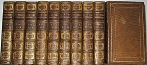 LEATHER Library Set;CHAMBERs ENCYCLOPEDIA ENTERTAINING  