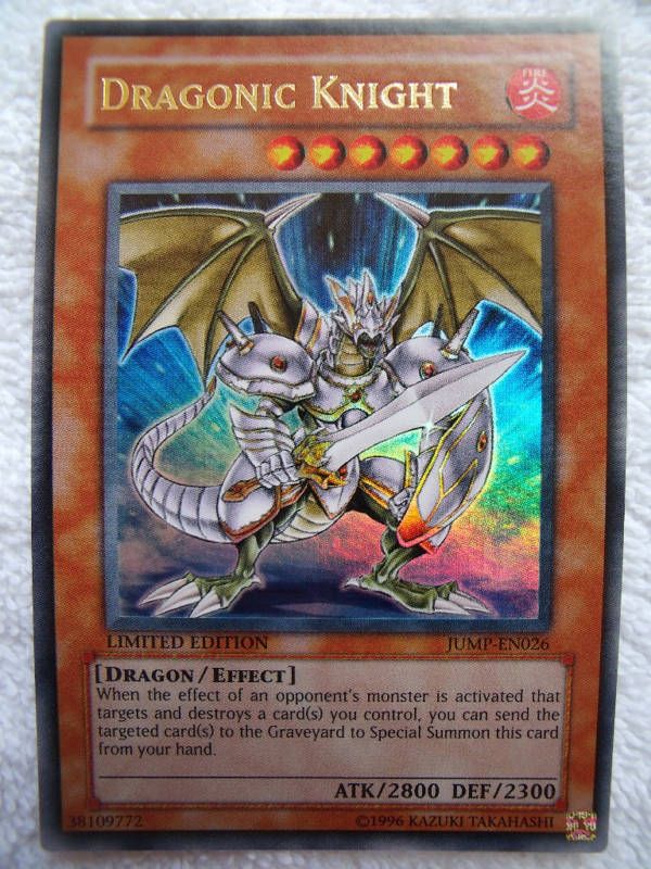 YUGIOH DRAGONIC KNIGHT Shonen JUMP EN026 Promo Card  