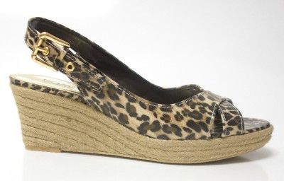 FRANCO SARTO COMEDY CHEETAH SHOES WOMENS 10  