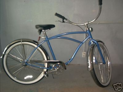 BEACH CRUISER COMPLETE BIKE QUALITY BICYCLE blue  