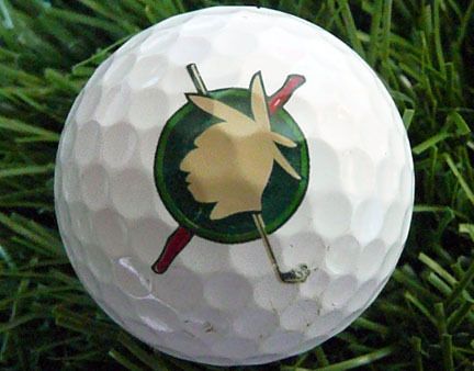 INDIAN HEAD COUNTRY CLUB Logo Golf Ball on PopScreen