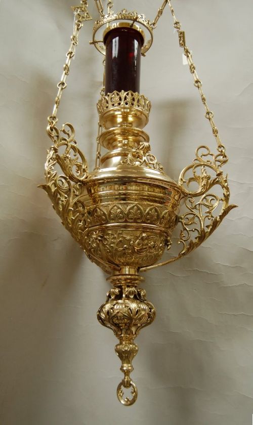 World Class Very Ornate Sanctuary Lamp + + chalice & vestment co 