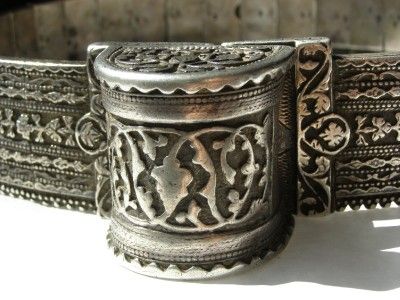 RRRR Russian Cossack officers silver&niello belt  