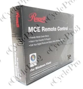 Rosewill MCE Remote Control Model #RRC 126  