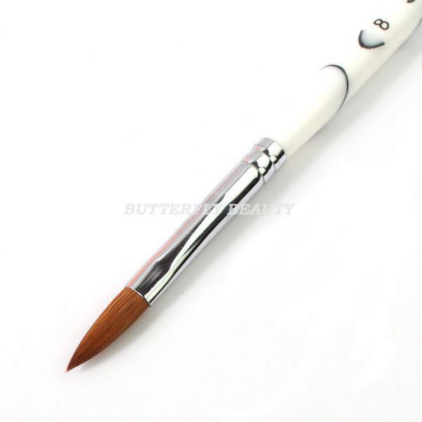 Nail Art Acrylic Carving NO.8 Pen brush liquid H01  