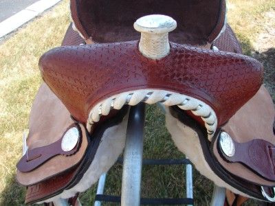 12 Double T Western Saddle Shiloh Barrel Racer Horse  