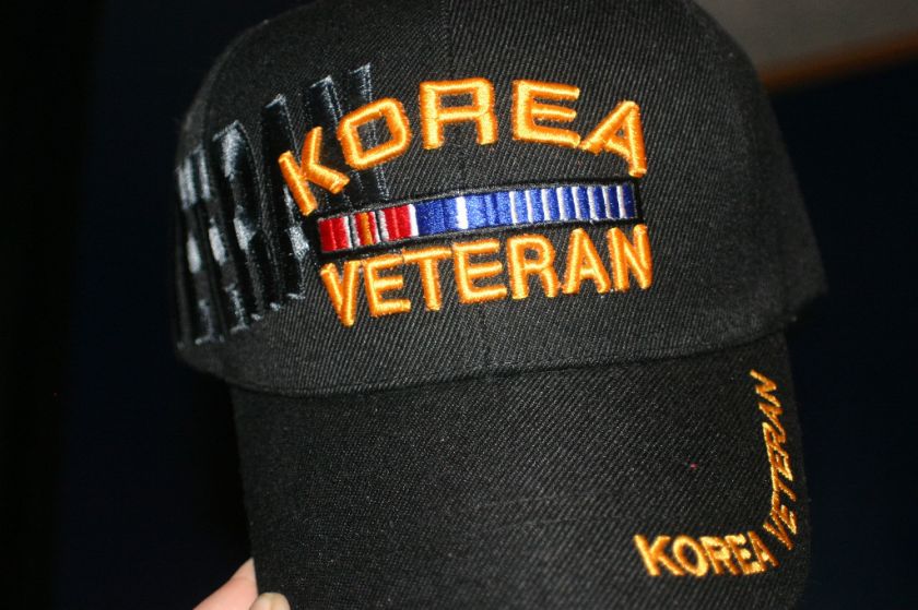KOREA VETERAN MILITARY BALL CAP HAT HI QUALITY NWT  