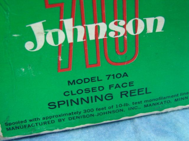 Vintage Fishing Reel Lot Johnson 710 & Garcia Mitchell 300 In Original 