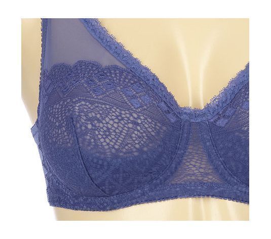 Barely Breezies Antique Crochet Lace Bra A97462  