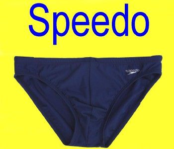 NEW Mens SPEEDO Navy Blue SWIM Suit BRIEFS Trunks   PICK SIZE  