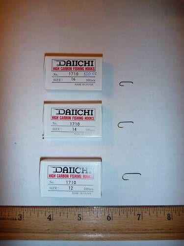 DAIICHI 1710 2xl Nymph Hook 100ct box fly tying  