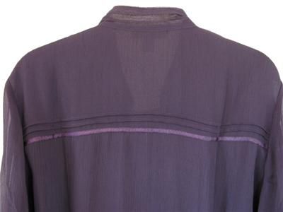 Coldwater Creek Satin Seam Detailed Georgette Blouse   COLORS  