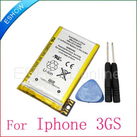 New 1220mAh Li ion Battery+ Tools For Iphone 3GS B0301A  