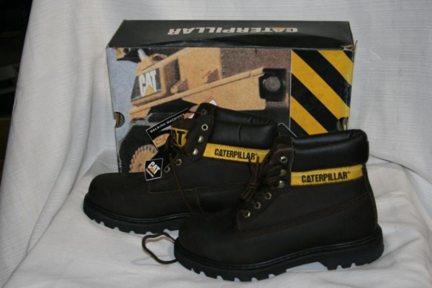 CAT Caterpillar Colorado Work Boots Brown Womens Size 10 Mens Size 8 