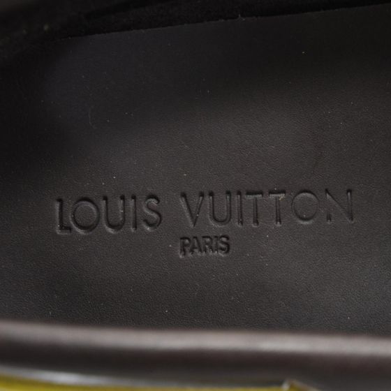 LOUIS VUITTON Leather Americas LV Cup Loafers Brown  