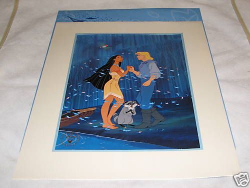 Disney Pocahontas Exclusive Commemorative Lithograph  