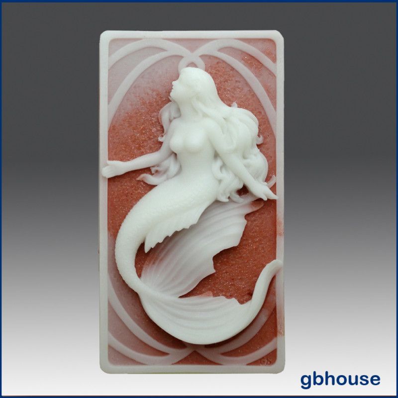 2D Silicone Soap Mold – Mermaid Ada  