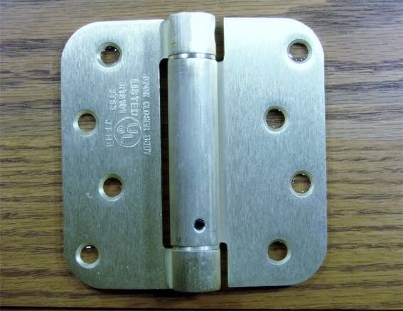 Satin Nickel Finish Self Closing Spring Door Hinge Door Hardware 