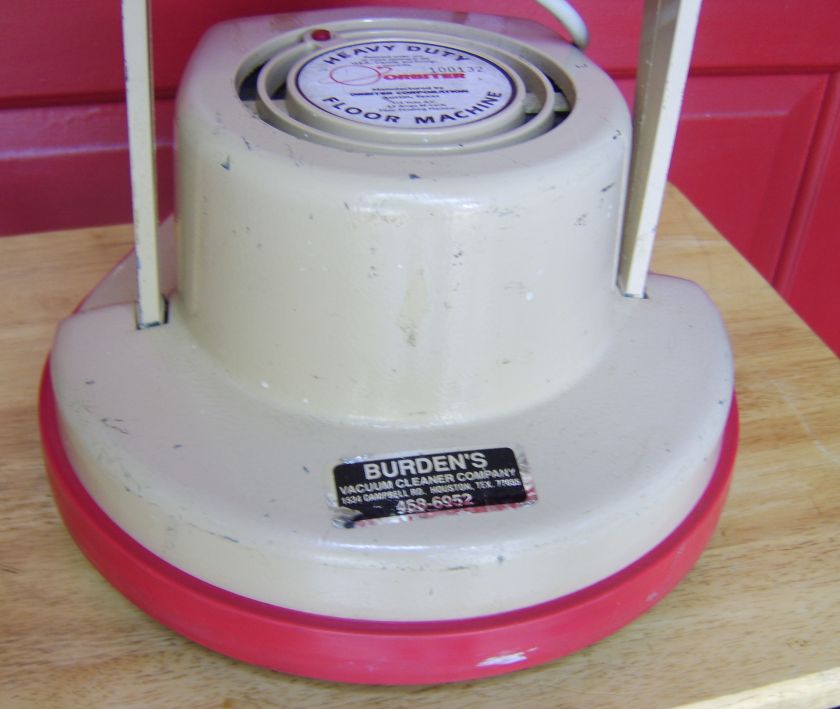 Original Orbiter 12 Floor Buffer Polisher Burnisher Works Great but 