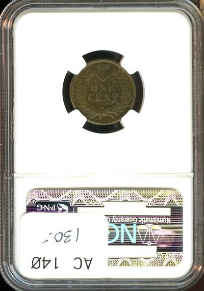 1874 NGC XF 45 BN INDIAN HEAD CENT 1C AC140  