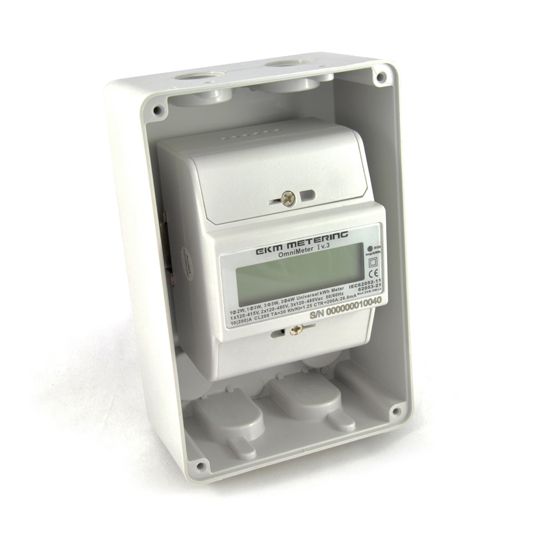 EKM Meter Home Enclosure Kit Plastic DIN Rail Mount Read Data Conduit 
