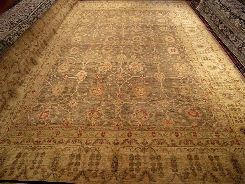   Handmade Carpet Natural Vegetable Dye Wool Large Sultanabad Rug  