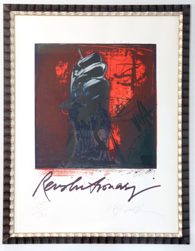 Signed Ralph Steadman Print, Revolutionary  