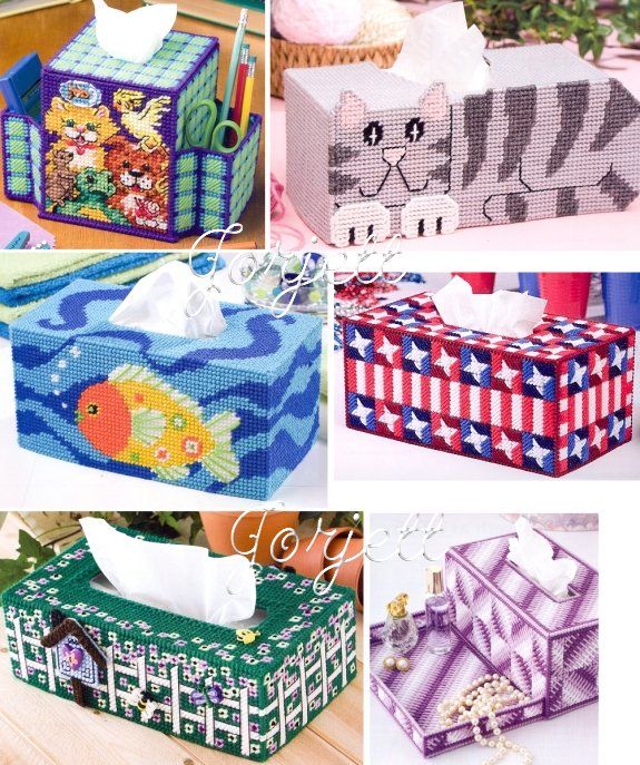 Big Book of Tissue Toppers tissue box cover pc patterns  