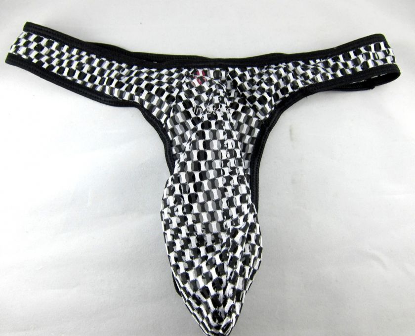 Mens Fishnet Underwear G String Thongs T Back Pant  