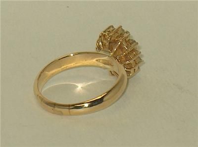 SALE   STUNNING WOMENS 18K GOLD/.80cttw. DIAMOND RING  